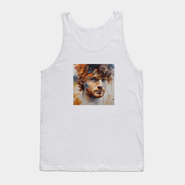 Poster with Ed Sheeran Tank Top by bogfl